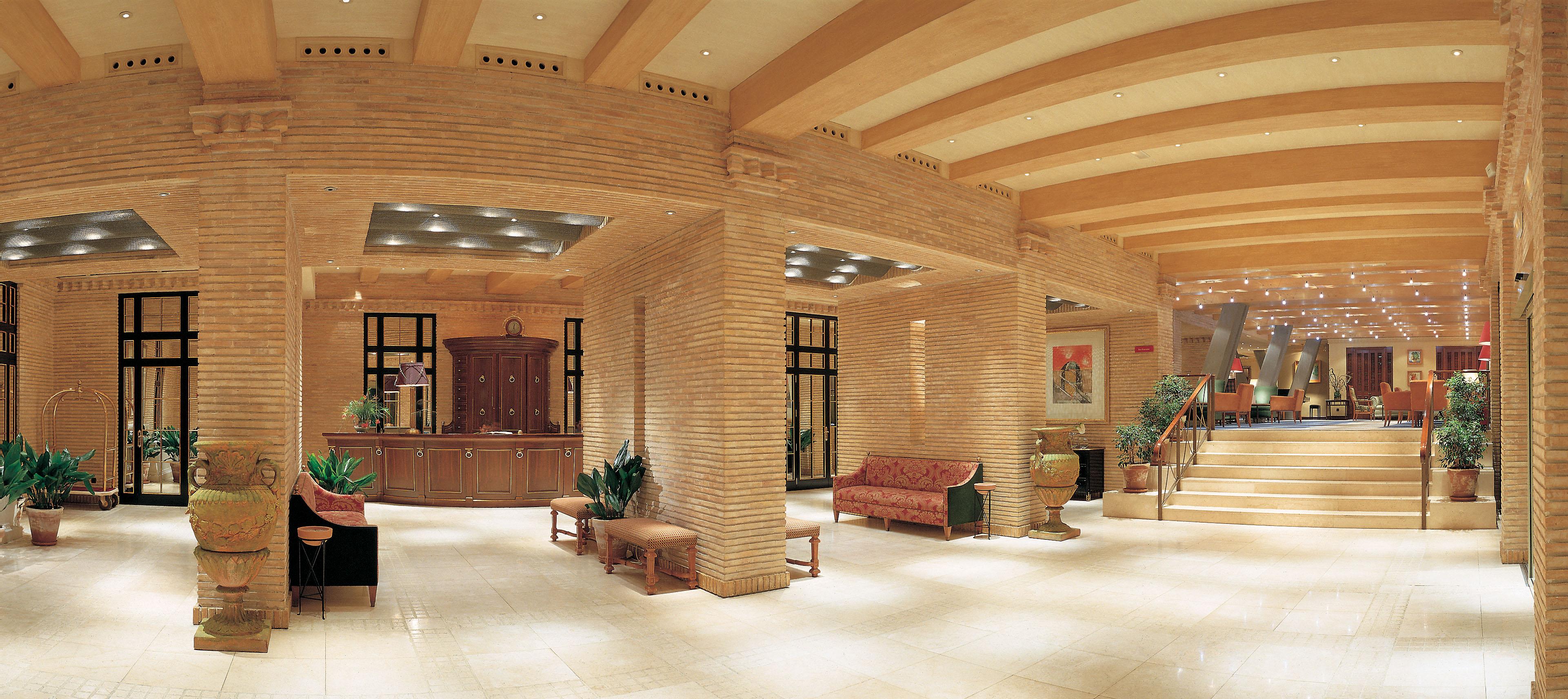 Hotel Palafox Zaragoza Exteriör bild Lobby
